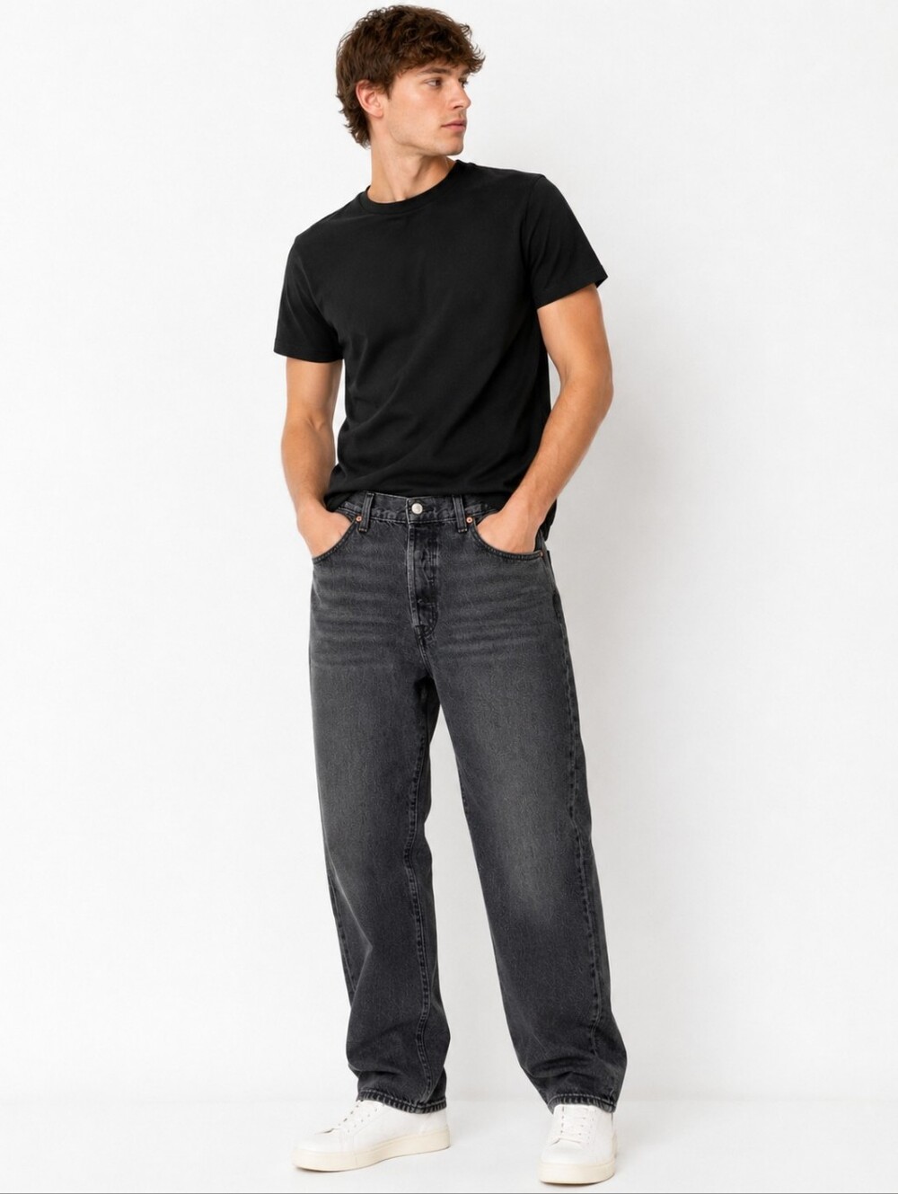 Levi’s 501 Original Fit Jeans Black Wash Straight Leg W38 L30 Classic Denim